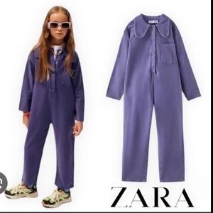 Kids Zara Bib Jumpsuit Purple